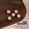 Nuevos Accesorios para Uñas Tendencia Copo de Nieve Transparente Punta de Diamante Fondo Puntiagudo Diamante Irregular Brillante Tridimensional Decoración de Uñas de Año Nuevo