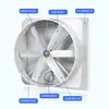 Ventilador de Pressão Negativa de Fibra de Vidro com Ímã Permanente Ventilador de Exaustão Industrial Ventilador de Ventilação Ventilação de Estufa Ventilador de Fluxo Axial para Resfriamento
