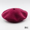 Gorro de lana de moda de Jiangsu, todo a juego, boina, gorra de pintor, gorro de capullo de lana, gorra de boceto, sombrero casual femenino estilo Mori
