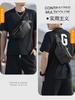 Bolso Cruzado de Pecho para Hombre Bolso de Hombro Moda Trendy Cuadros Europeos y Americanos Retro Bolso Pequeño Marca de Moda para Hombre Casual Versátil