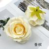 Tela de Seda Sintética Flor de Rosa Envoltura Rizo Central Acacia Rosa Decoración de Pared de Fondo de Boda Accesorios para la Cabeza de Bandera de Regalo