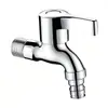 Grifo de cobre macizo hecho a medida para uso doméstico, longitud extendida, especializado para conectar a lavadoras, gama completa de grifos para lavabo con una entrada y dos salidas