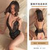 Ropa interior sexy transparente pijamas sexys conjunto de uniforme de tentación cama caliente encaje abierto unida una generación de cabello