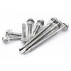 Tornillos Autoperforantes de Acero Inoxidable 410 con Cabeza Hexagonal Arandela 4.2/4.8/5.5 Auto-roscantes Autoperforantes Punta Aguda Sujetadores de Alta Resistencia
