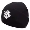 Gorro de Punto Bordado Popular Estilo Coreano Ins, Gorro de Pareja Lindo de Dibujos Animados Estilo Coreano, Gorro Sencillo de Color Sólido Versátil Original