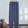 25 Pantalones Gruesos de Cachemir Tejidos Versátiles Nuevos para Hombre Pantalones Jogger Casuales de Lana Estilo Otoño e Invierno