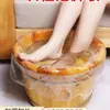 Bolsa Desechable para Baño de Pies, Bolsa para Tina de Spa de Pies, Bolsa para Tina de Baño de Pies con Masajeador, Bolsa de Cubo de Madera para Baño de Pies de Película Plástica Gruesa para el Hogar