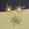 Acessórios de Joias DIY Liga Retro Pedra do Tempo Colar Sol Base Redonda 12mm Pingente Chaveiro