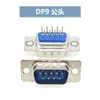 Conector de Porta Serial DB9 Fêmea Macho de 9 Pinos Tipo Solda Porta Serial COM RS232 Plug de Nove Pinos DB15/25/37
