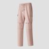 2025 Novas Calças Parachute Femininas Nylon Secagem Rápida Estilo Americano Calças Cargo Multi-Bolsos Outono e Inverno Calças Longas Espessadas Feito Sob Medida