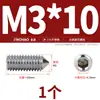 Aço Inoxidável 304/316 Soquete Sextavado Ponta Afiada Parafuso de Fixação Cabeça Cega para Máquina M4M5M6M8M10