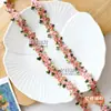 Encaje de flor pequeña tridimensional de color spot de 2 cm, soluble en agua, para tirante de sujetador, cuello, accesorios hechos a mano para manualidades