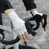 Guantes de Ciclismo para Hombre, Medio Dedo, Antideslizantes, Amortiguadores, Para Entrenamiento, Equipo para Bicicleta de Montaña al Aire Libre, Delgados, Transpirables, Guantes de Verano, Para Mujer