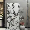 Terciopelo Dorado Suave Luz Mármol Francés Ultra-Blanco Negro Bvlgari 600*1200 Baldosas para Piso Baño Cocina Azulejos para Pared