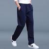 Pantalones deportivos para hombre, novedad de verano 2024, pantalones deportivos casuales holgados para jóvenes, pantalones rectos negros para hombre.
