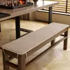 Cojín de silla cojín largo para banco cojín para silla de comedor de madera maciza taburete cojín para asiento tapete antideslizante para todas las estaciones cojín largo para banco cojín largo para glúteos cojín de asiento