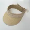 Sombrero de Verano para Bebé Estilo Coreano Sin Parte Superior Sombrero de Sol para Bebé Sombrero de Paja con Protección Solar de Encaje para Mujer Sombrero de Sol Vacío para Viaje