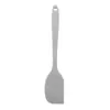 Raspador pequeno de silicone para confeitaria, creme, bolo, raspador antiaderente, espátula integrada, raspador, raspador correspondente para prato de lamber de pet
