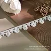 Em estoque Novo Lolita Bordado Solúvel Em Água Lace Leite Seda Único Lado Flor Onda Lace Lace Código De Barras