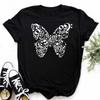 Comércio exterior Feminino Estampa de Notas Musicais jaqueta de verão feminina camiseta de manga curta vestuário feminino atacado