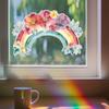 Comércio Exterior Aquarela Flores Arco-Íris Quarto Decoração de Casa Adesivos de Parede Eletrostático Atacado Hy-J011 Laser UV