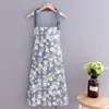Delantal de Lona Nuevo de Verano para Mujer Transpirable Cocina Cocinar Hogar Delgado Moda Adulto Estilo Japonés Resistente al Aceite Trabajo