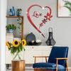 Acrílico 3D Espelhado Amor Dia dos Namorados Adesivos de Parede Adesivos de Decoração para Shopping SM231 Adesivos de Parede Espelhados de Amor