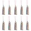 Bolsa de Poliéster con Borla de Boca de Pez Colgante para Ropa Colgante de Ventilador Borla Colgante Pulsera DIY Colgante para Coche Accesorios de Ropa Accesorios