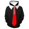 AliExpress Amazon transfronterizo traje creativo 3D cuello estampado digital sudadera con capucha sudadera con capucha sudadera de pareja en stock