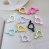 Alas de Amor Huecas Aleación con Cuentas DIY Anillo de Color con Cuentas Cuerda para Teléfono Móvil Llavero Pulsera Joyería con Cuentas