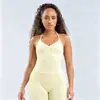 Conjunto de yoga de cor sólida transfronteiriço estilo europeu e americano para mulheres, colete nadador para esportes ao ar livre e fitness, colete sexy justo para modelar o corpo