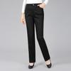 Pantalones vaqueros caqui para mujer, de verano 2024, finos, de cintura alta, adelgazantes, sueltos, elásticos, de talla grande, para mamás de mediana edad, con pierna recta