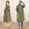 Capa de Chuva Coreana Personalizada Espessada e Alongada à Prova de Chuva Jaqueta Corta-Vento Masculina e Feminina Capa de Chuva Longa para Exterior Poncho para Caminhada