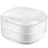 Bandeja Vaporera para Horno de Microondas, Rejilla Vaporera Impermeable, Rejilla Vaporera Doméstica, Vaporera de Cocina para Pan, Tamales, Platos Calientes