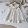 Vestido de Princesa sin Mangas para Niña 2026 Verano Nuevo Estrella Lentejuelas Malla Vestido Formal para Bebé Comercio Exterior