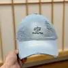 Boné de Baseball Novo Estilo Primavera e Verão com Gato de Desenho Bordado Rasgado para Mulheres com Aba Larga, Circunferência da Cabeça Grande, Emagrecimento Facial, Proteção Solar Boné Bico de Pato