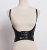 Accesorios de correa punk con sello de cintura, diseño de correa de estilo funcional, ropa exterior de mujer, ropa exterior de verano ancha, cintura
