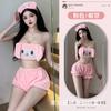 Misterio de la Noche Estilo Japonés Chica Suave Lindo Pijama de Peluche Sexy Dulce Ropa Interior Sexy Traje de Pasión Caliente 2456