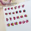 Joyería para Uñas Montón de Diamantes Mini Estéreo Caramelo Refresco Montón de Diamantes Colorido Rectangular Corazón Pedrería Metal Accesorios para Uñas