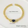 Distrito Lu Moda europea y americana pulsera de circón chapada en oro joyería de circón microincrustada damas Joker venta directa de fábrica al por mayor