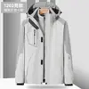 Chaqueta de invierno de comercio exterior tres en uno chaqueta desmontable otoño e invierno exterior engrosada cálida a prueba de viento impermeable traje de montañismo