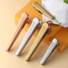 Estilo Nórdico de Lujo Ligero Metal Acero Inoxidable Clip Sellador para Bolsa de Café Alimentos Clip para Documentos Recibo Factura Hogar Oficina