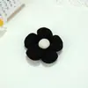 Estilo Pastoral Flor de Cinco Pétalos Rellena de Algodón Tridimensional Cuadros Accesorios para el Cabello, Ropa Accesorios de Tela Hechos a Mano, Accesorios de Flores, Accesorios de Joyería