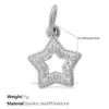 Acessórios de Joias Europeus e Americanos Transfronteiriços de Alto Padrão com Pingente de Estrela e Lua e Anjo com Diamantes Brilhantes e Design de Sol e Flecha