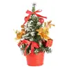 Árbol de Navidad Mini de Escritorio Decoración Transfronteriza Árbol Artificial Mini Adornos Regalos de Navidad Familiares 20 cm