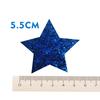 Pinza para el cabello con liga de goma de estrella brillante de cinco puntas, accesorios para el cabello de niños, materiales de embalaje para regalo, accesorios de decoración para mesa de postres, punto