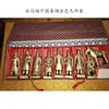 Atacado Guerreiros de Terracota e Cavalos de Terracota Qin Conjunto de Cinco Peças Figuras de Argila Preta Artesanato Turístico de Xi'an Lembrança Presente Especial