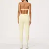 Roupas esportivas transfronteiriças europeias e americanas: conjunto de fitness justo ao corpo, de cintura alta, elástico e respirável, adequado para treino de Pilates e yoga. 5555