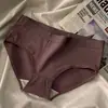 Calcinhas femininas de algodão de cintura média com estampa de letras, estilo esportivo minimalista, color-blocking, forro 100% algodão, calcinha estilo triângulo para estudantes