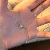 Colar Ajustável com Pingentes de Floco de Neve Estrelado, Acessórios Femininos, Corrente de Clavícula Exquisite, Corrente para Suéter, Corrente de Pescoço Atacado